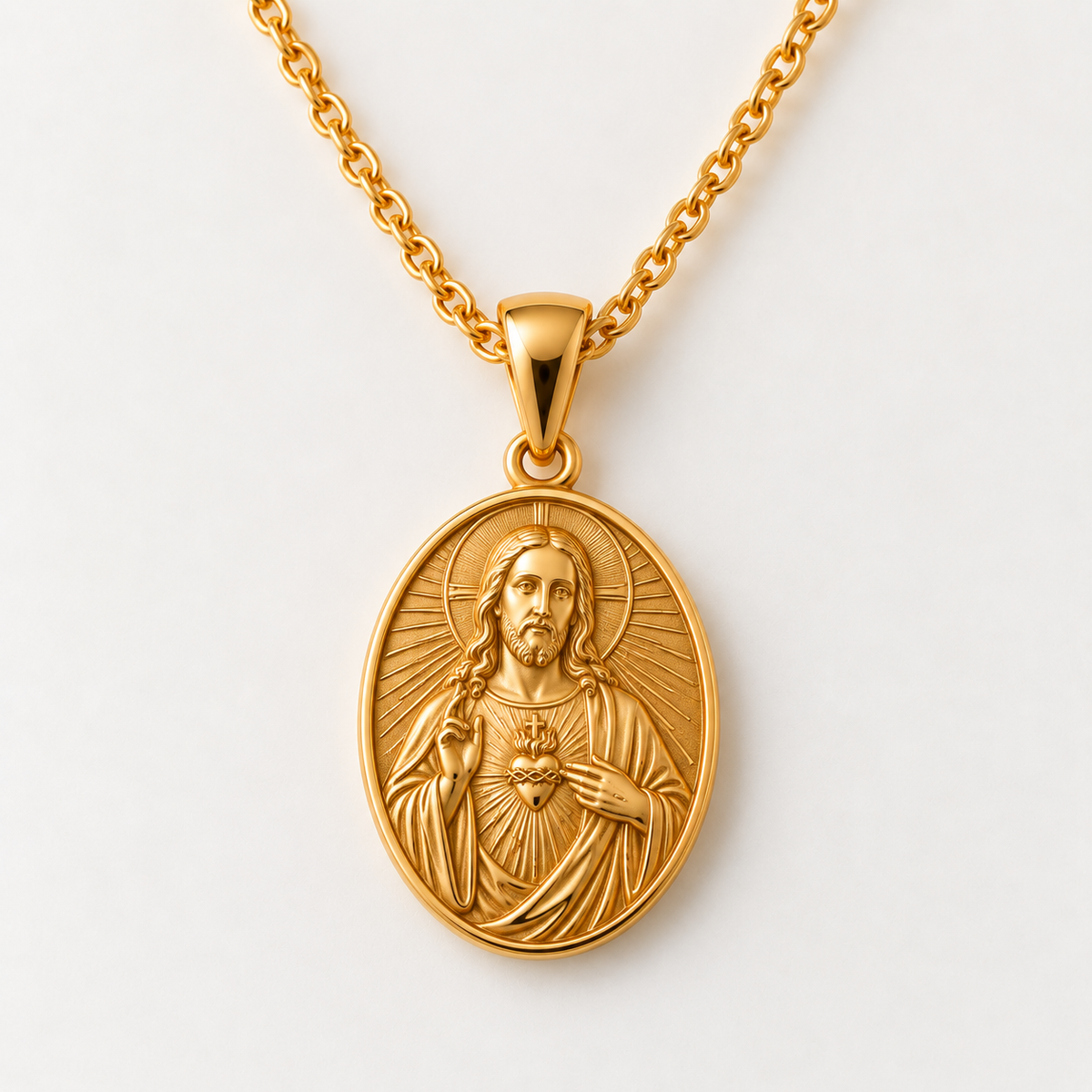 Colar Sagrado Coração de Jesus